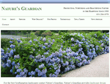 Tablet Screenshot of naturesguardianinc.com